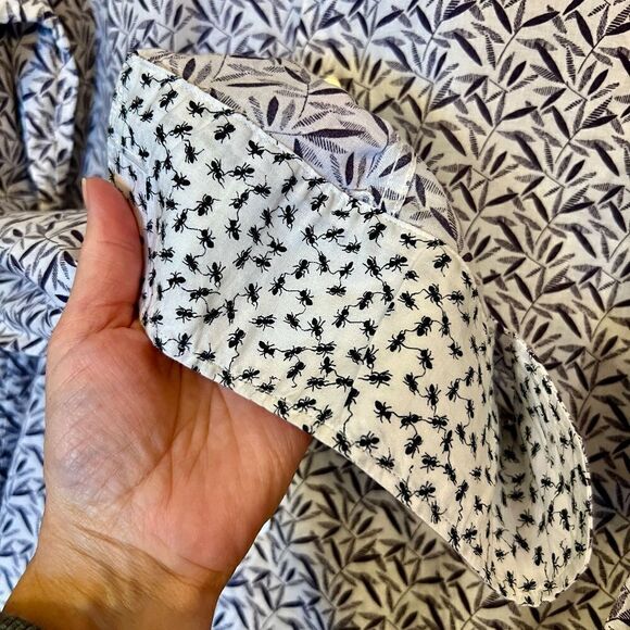 EUC Men's Paul Smith London Soho Shirt‎ Leaf & Ant Print Size 17 or LARGE - Picture 3 of 3